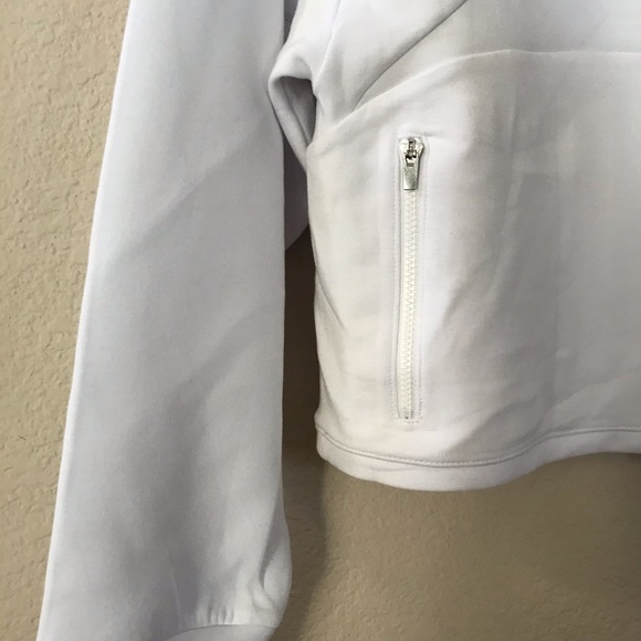 Athleta White Crew Neck En Route Scuba Sweatshirt - Picture 5 of 5